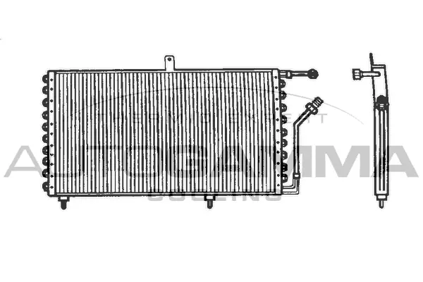 Condenseur, climatisation AUTOGAMMA 101583