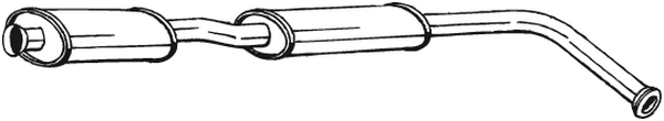 Silencieux central KLOKKERHOLM 281-421