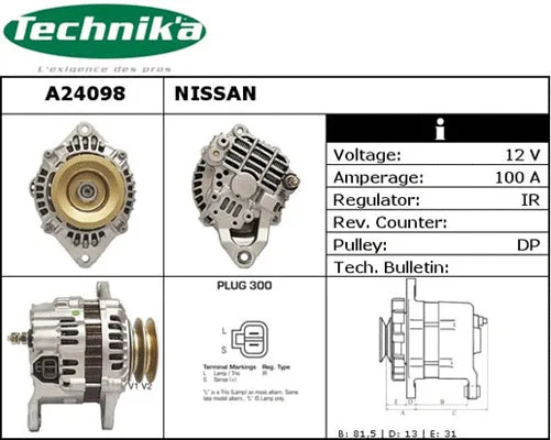 Alternateur Technika A24098