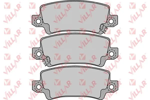 Kit de plaquettes de frein, frein à disque VILLAR 626.1068