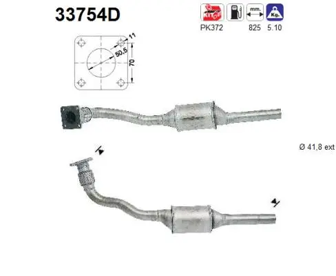 Catalyseur AS 33754D