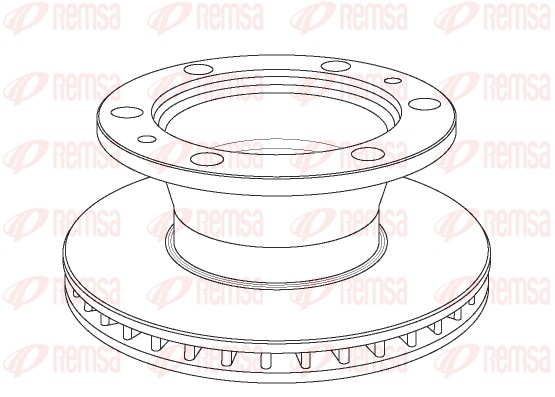 Disque de frein REMSA NCA1023.20
