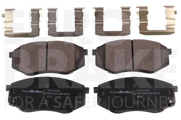 Kit de plaquettes de frein, frein à disque EUROBRAKE 5502223448