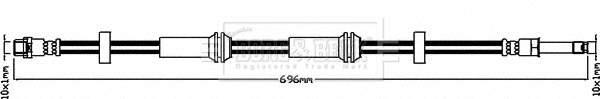 Flexible de frein BORG & BECK BBH8397