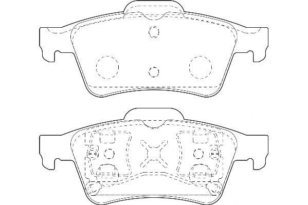 Kit de plaquettes de frein, frein à disque Omnicraft 2135668