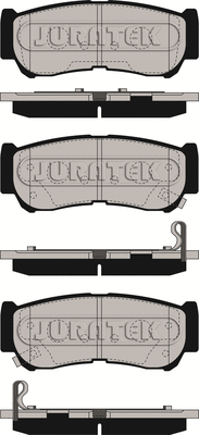 Kit de plaquettes de frein, frein à disque JURATEK JCP179