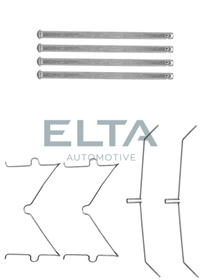 Kit d'accessoires, plaquette de frein à disque ELTA AUTOMOTIVE EA8551