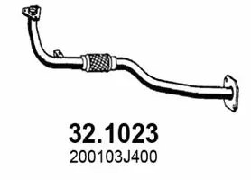 Tuyau d'échappement ASSO 32.1023