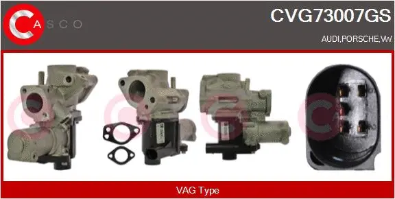 Vanne EGR CASCO CVG73007GS