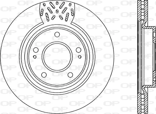 Disque de frein OPEN PARTS BDR2281.20