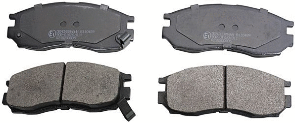 Kit de plaquettes de frein, frein à disque DENCKERMANN B110489
