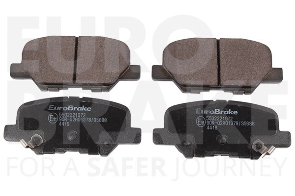 Kit de plaquettes de frein, frein à disque EUROBRAKE 5502221972