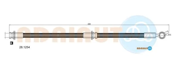Flexible de frein ADRIAUTO 28.1254