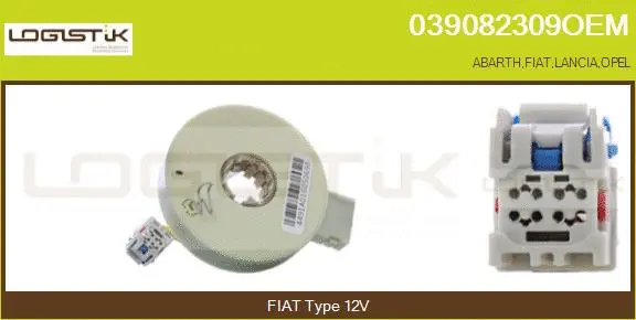 Détecteur de l'angle de braquage LGK 039082309OEM