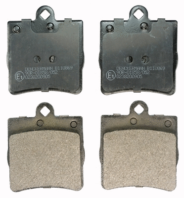 Kit de plaquettes de frein, frein à disque DENCKERMANN B110869