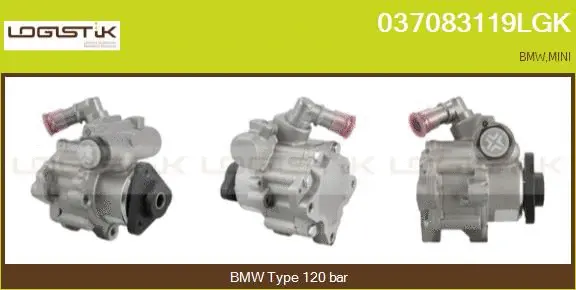 Pompe hydraulique, direction LGK 037083119LGK