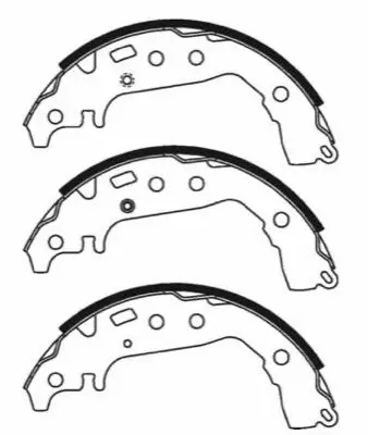 Jeu de mâchoires de frein SB BS21383