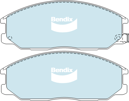 Kit de plaquettes de frein, frein à disque BENDIX-SEA DB1450 4WD