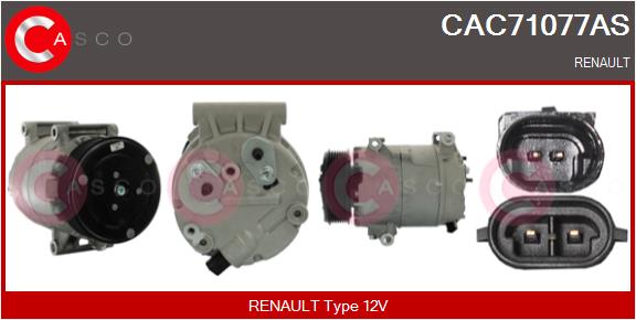 Compresseur, climatisation CASCO CAC71077AS