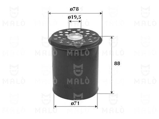 Filtre à carburant AKRON-MALÒ 1520169