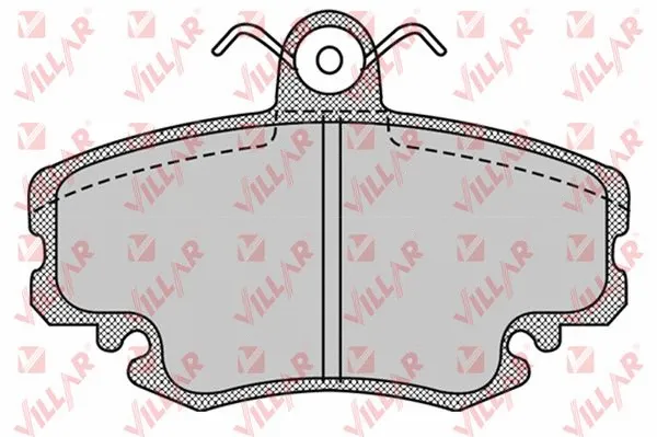 Kit de plaquettes de frein, frein à disque VILLAR 626.1107