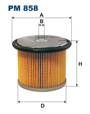 Filtre à carburant FILTRON PM 858