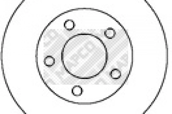 Disque de frein MAPCO 15283