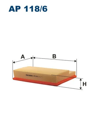 Filtre à air FILTRON AP 118/6