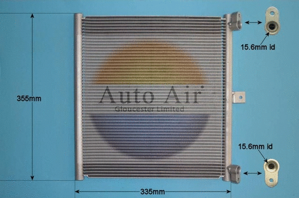 Condenseur, climatisation AUTO AIR GLOUCESTER 16-1446