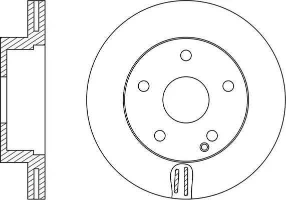 Disque de frein FIT FR0725V