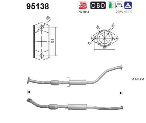 Catalyseur AS 95138