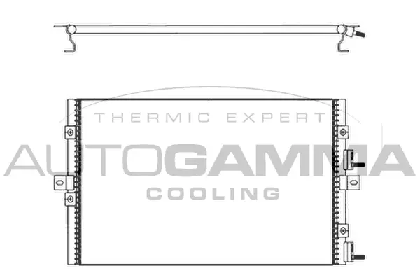 Condenseur, climatisation AUTOGAMMA 103834