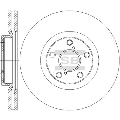 Disque de frein Hi-Q SD4643