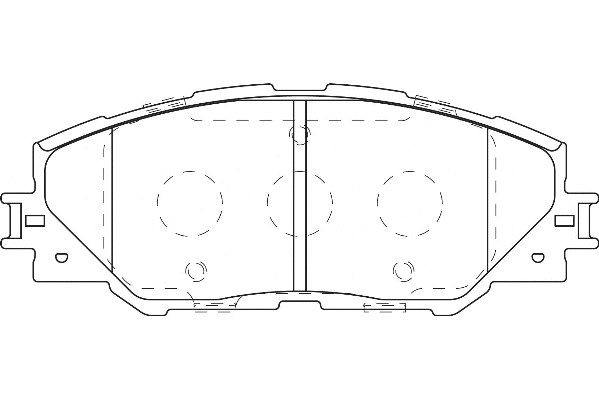 Kit de plaquettes de frein, frein à disque Omnicraft 2135012