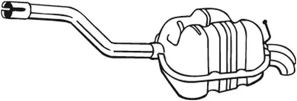 Silencieux arrière BOSAL 233-871