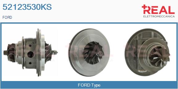 Groupe carter, turbocompresseur REAL 52123530KS