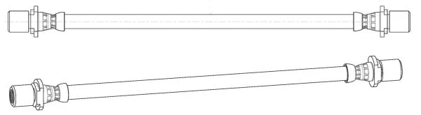 Flexible de frein CEF 514830
