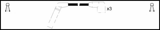 Kit de câbles d'allumage LEMARK HOES1043