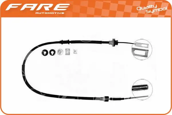 Tirette à câble, commande d'embrayage FARE-RCH 24343