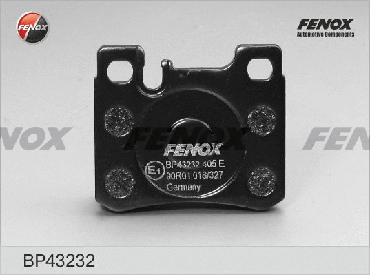Kit de plaquettes de frein, frein à disque FENOX BP43232