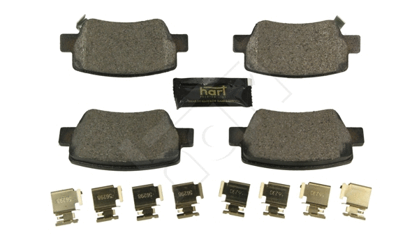 Kit de plaquettes de frein, frein à disque HART 260 745