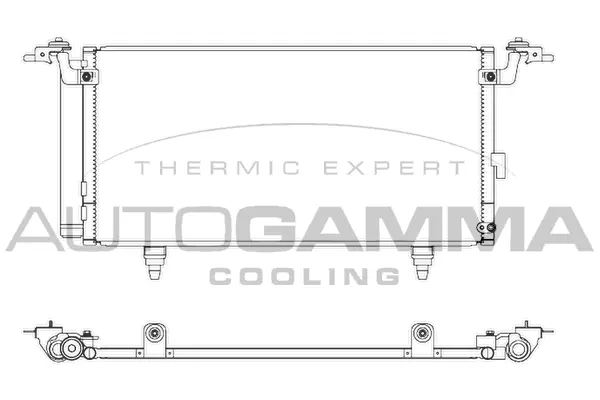 Condenseur, climatisation AUTOGAMMA 105971