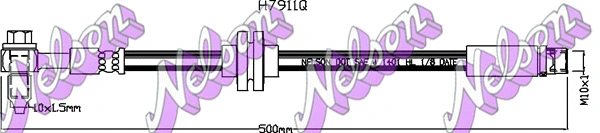 Flexible de frein KAWE H7911Q