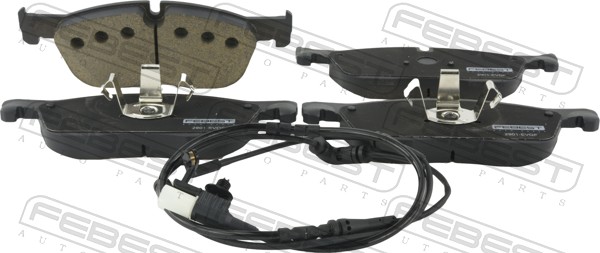 Kit de plaquettes de frein, frein à disque FEBEST 2901-EVQF
