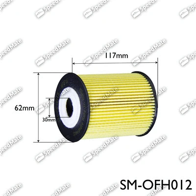 Filtre à huile SpeedMate SM-OFH012