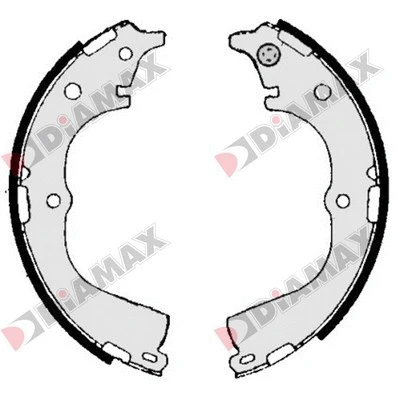 Jeu de mâchoires de frein DIAMAX N01266