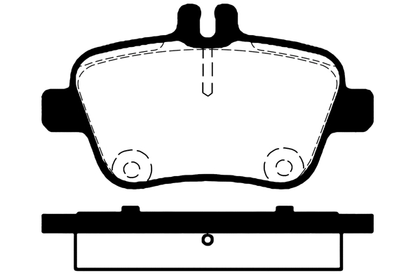 Kit de plaquettes de frein, frein à disque Technika 02333