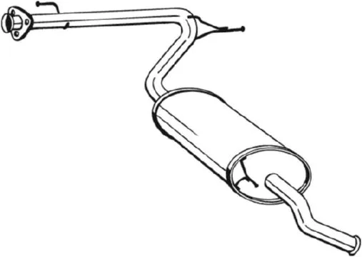 Silencieux arrière BOSAL 281-093