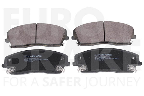 Kit de plaquettes de frein, frein à disque EUROBRAKE 5502229325