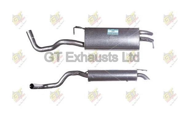 Silencieux arrière GT Exhausts GAU410